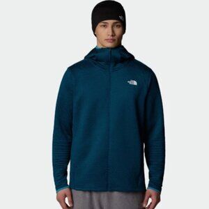 The North Face Dotknit Thermal Full-Zip Hoodie Mens L Midnight Petrol (NF0A89VF)